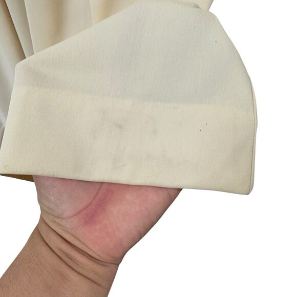 Vanity Fair Vintage Nightgown Boho Fairy Hippie Beige Crochet Trim Maxi Dress 10 - Picture 8 of 16